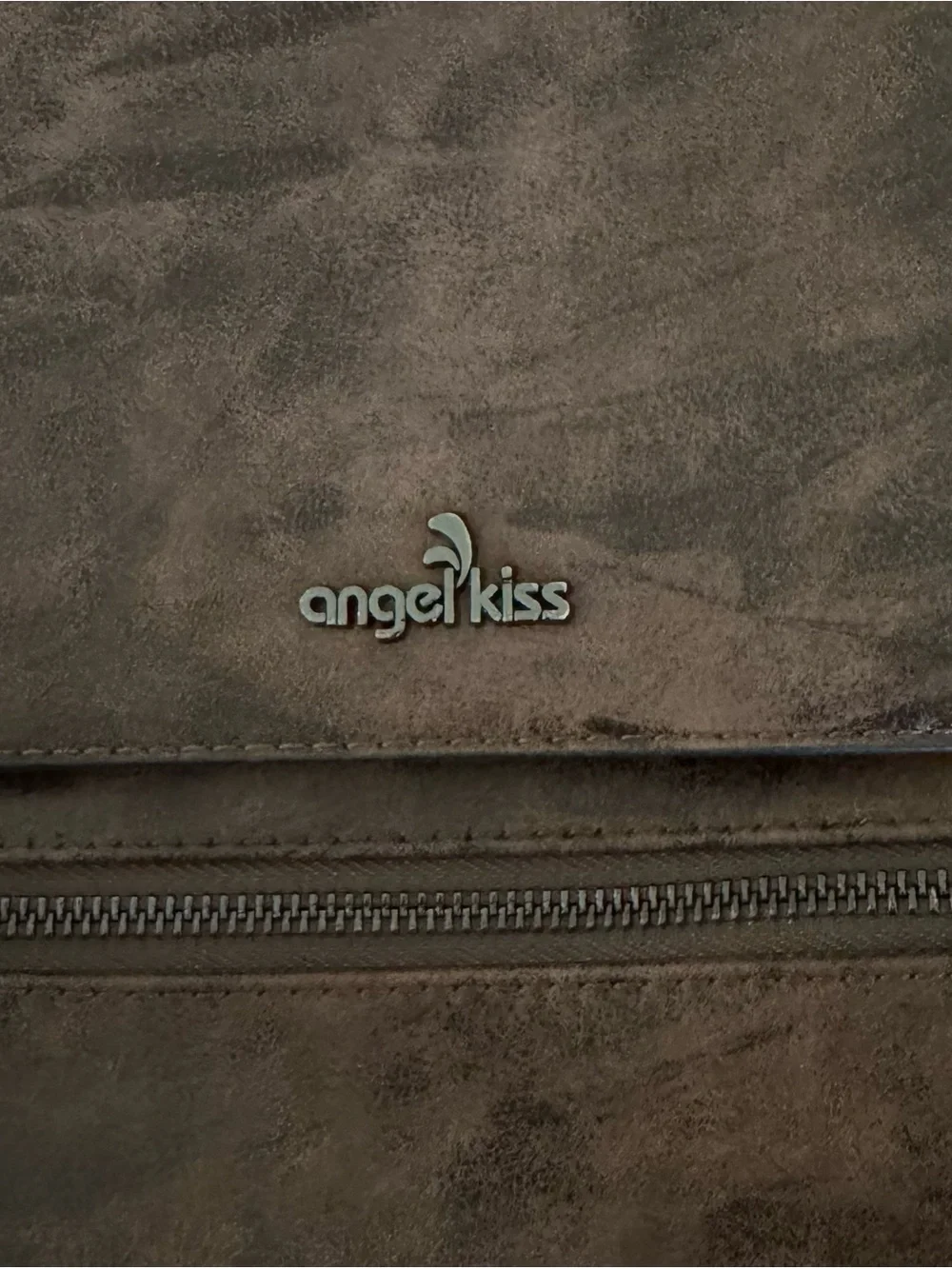 Angel Kiss Backpack / Purse Vegan Leather Zipper‎ Magnetic Flap